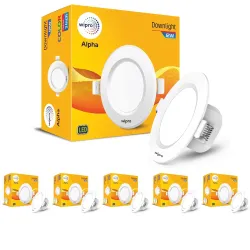 wipro Garnet 12W Round Downlight PO6