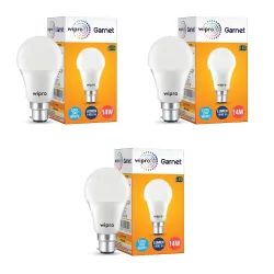 Wipro Garnet 14W LED Bulb Pack of 3