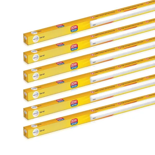Image of Wipro Garnet 20W LED Batten for Living Room & Bedroom | 4 Ft |Cool Day white (6500K) | 2000 Lumen | Bright & Energy Effi
