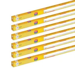 Wipro Garnet 20W LED Batten for Living Room & Bedroom | 4 Ft |Cool Day white (6500K) | 2000 Lumen | Bright & Energy Effi