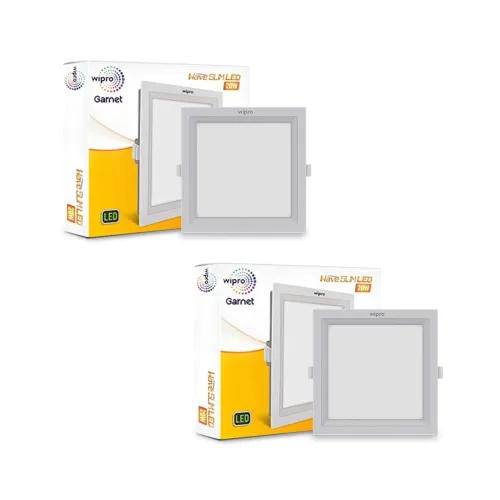 Image of Wipro Garnet 20W LED Panel Light Pack of 2