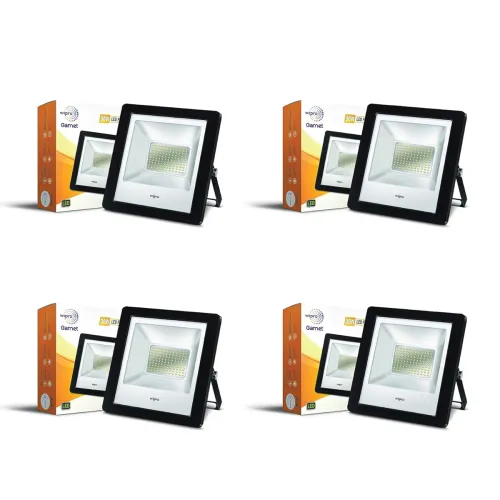 Image of wipro Garnet 30W LED Flood Light Pack of 4