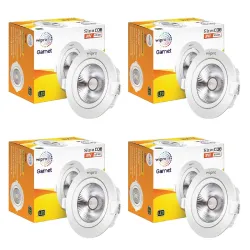 Wipro Garnet 3W COB Downlight Pack of 4