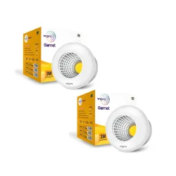 Wipro Garnet 3W LED Cabinet COB (Cool White, 2 Pack)