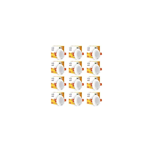 Image of Wipro Garnet 3W Led Mini Downlight for Home & Cabinet | Red | Compact Design with 120° Beam Angle | Recessed Down Light 