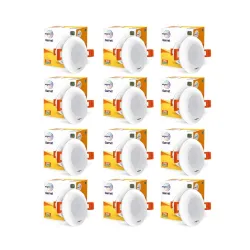 Wipro Garnet 3W Led Mini Downlight for Home & Cabinet| Green |Compact Design with 120° Beam Angle|Recessed Down Light fo