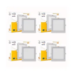 Wipro Garnet 3W Square LED Wave Panel Light for Ceiling 