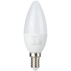 wipro Garnet 5 W E14 Base Frosted Candle LED Bulb | Warm White (2700K)