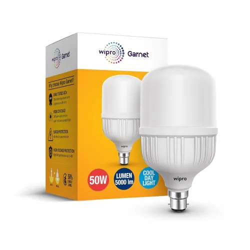 Image of wipro Garnet 50W LED Bulb (6500K) PO1