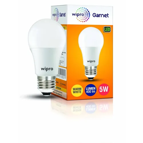 Image of wipro Garnet 5W Warm Light LED Bulb 