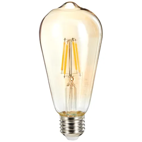 Image of wipro Garnet 6W ST64 LED Filament Bulb 