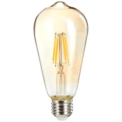 wipro Garnet 6W ST64 LED Filament Bulb 