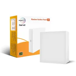 Wipro Garnet 6W Rimless Square LED Panel (Neutral White, Surface Mount)