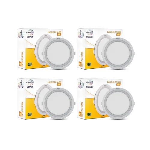 Image of Wipro Garnet 6W Wave Panel Light 
