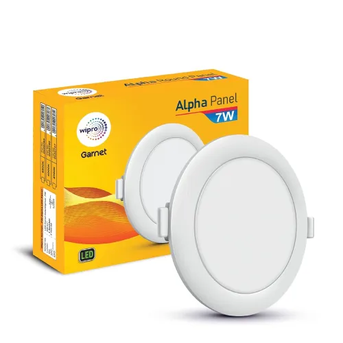 Image of Wipro Garnet 7W Round LED Panel Light