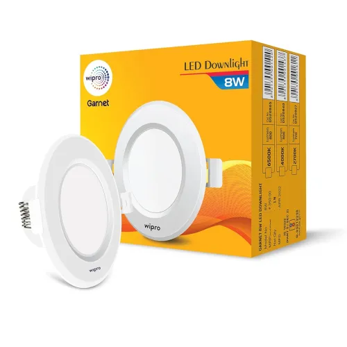 Image of Wipro Garnet 8W Round Downlight Junction Box
