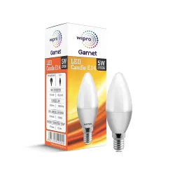 Wipro Garnet Frosted Candle LED Bulb