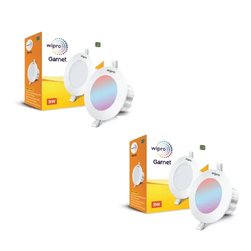 Image of Wipro Garnet LED Mini Downlight 3W Colour Changing 