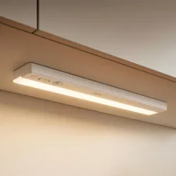 wipro Garnet Motion Sensor Cabinet Light SL1 | 3 Color Modes-Warm, Neutral, Cool White | Auto On/Off Lights for Kitchen, Wardrobe & Shelf | Magnetic Stick On| Wireless| 4*AAA Batteries Requi...
