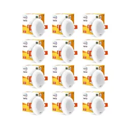 wipro Garnet 3W LED Mini Downlight Pack of 12
