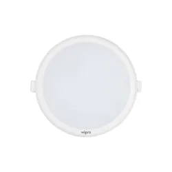 Wipro 18 Watt Iris Neo Nextgen, 4000K Recessed Slim Led Downlighter (Natural White, Pack of 1) - Plastic