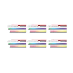 Wipro Next Smart Wi-Fi 20W CCT+RGB LED Batten, Pack 6
