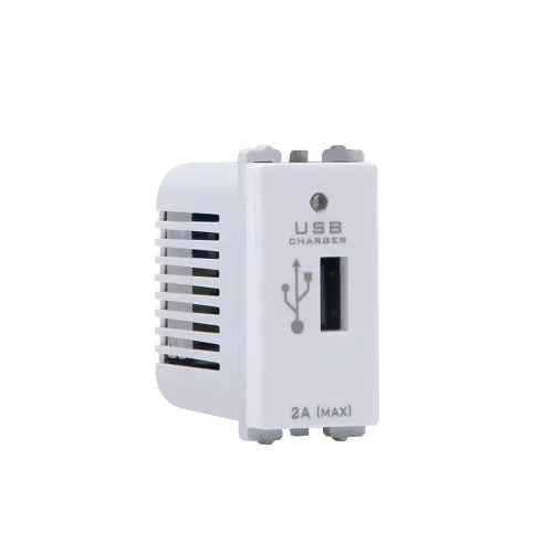 Image of Wipro Northwest Nowa 2A USB Charger, White (pack of 5)