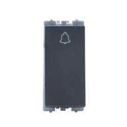 Wipro Northwest Nowa 6A Bell Push, Silver Grey (pack of 10)