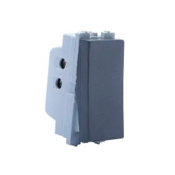 Wipro Northwest Nowa 6A One Way Switch, Silver Grey (pack of 10)