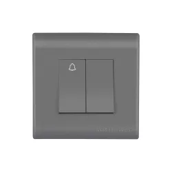 Wipro Northwest (Nowa) Switch Combo of 2M Plate + 1M Bell Push + 1 6A Switch