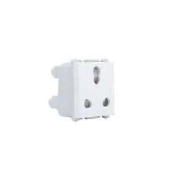 Wipro Northwest Nowa 6 /16A 3 Pin - Power Socket, White (pack of 5)
