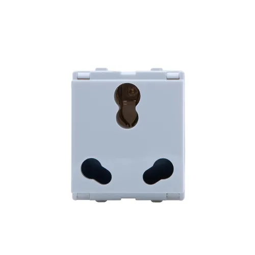 Image of Wipro Northwest Venia 6/16A 3 Pin - Power Socket, White (pack of 1)