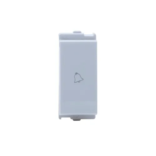 Image of Wipro Northwest Venia 6A Bell Push, White (pack of 10)