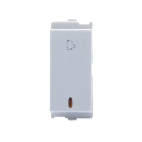Image of Wipro Northwest Venia 6A Bell Push With Indicator White 20