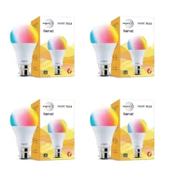 Wipro NS9200 9W B22D Wi-Fi Smart LED Bulb (Pack of 4)