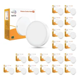 wipro Polycarbonate Garnet 18W Rimless Round Led Surface Panel