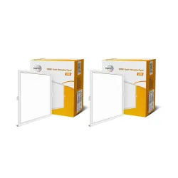 wipro Polycarbonate Garnet 15W Wave Cct Square Panel, Po2