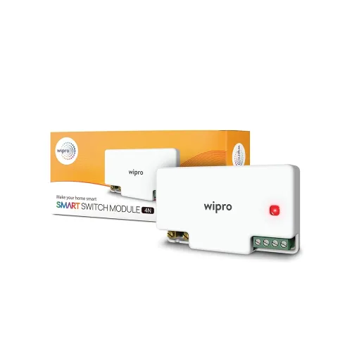 Image of Wipro Smart Switch Module, 4 Switch Control Compatible with Alexa