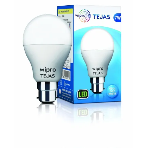 Image of Wipro Tejas Base B22 7-Watt LED Bulb (Cool Day Light)