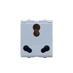 Wipro Northwest Venia 6/16A 3 Pin - Power Socket, White (pack of 1)
