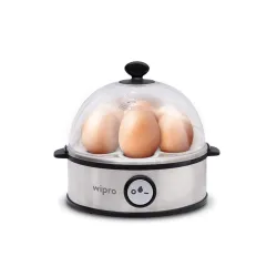 Wipro Vesta Electric 360 Watt Egg Boiler Boils up to 7 Eggs at a time | Steaming bowl for poaching | 3 Boiling Modes | S