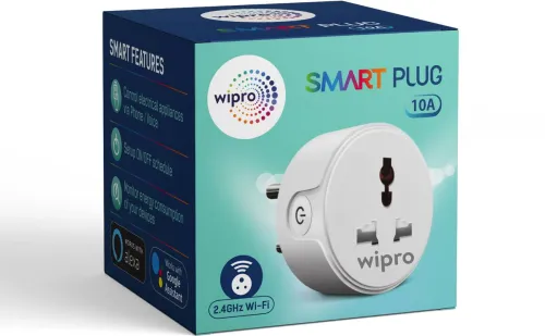 Image of Wipro Wi-Fi Smart Plug with Universal Socket