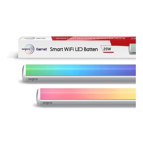 Image of Wipro Wipro Next Smart Wi-Fi 20W CCT+RGB LED Batten