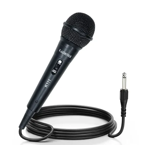 Image of Kadence K111 Wired Microphone with 10ft Cable & On/Off Switch |