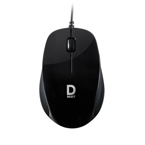 Image of Wired Mouse DS112-Black with USB Type C 