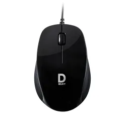 Wired Mouse DS112-Black with USB Type C 