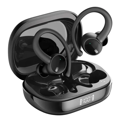 Image of Wireless Bluetooth 5.3 Sport Earbuds TWS with 50H Playback & LED Display