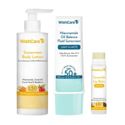 WishCare SPF50+ Sun Protection Face Body Kit
