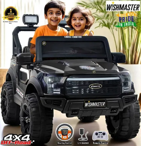 Image of Wishmaster 4x4 Pobo Driving Car With Remote