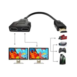 WISTAR HDMI Cable Splitter 1 in 2 Out 1080p Resolution